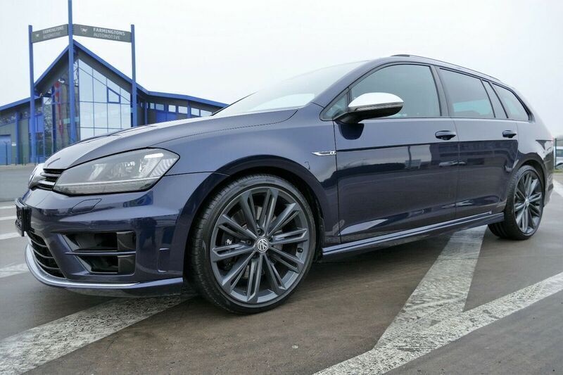 Gebraucht VW Golf VII R 300 PS (220 kW) 2017 Blau metallic Kombi