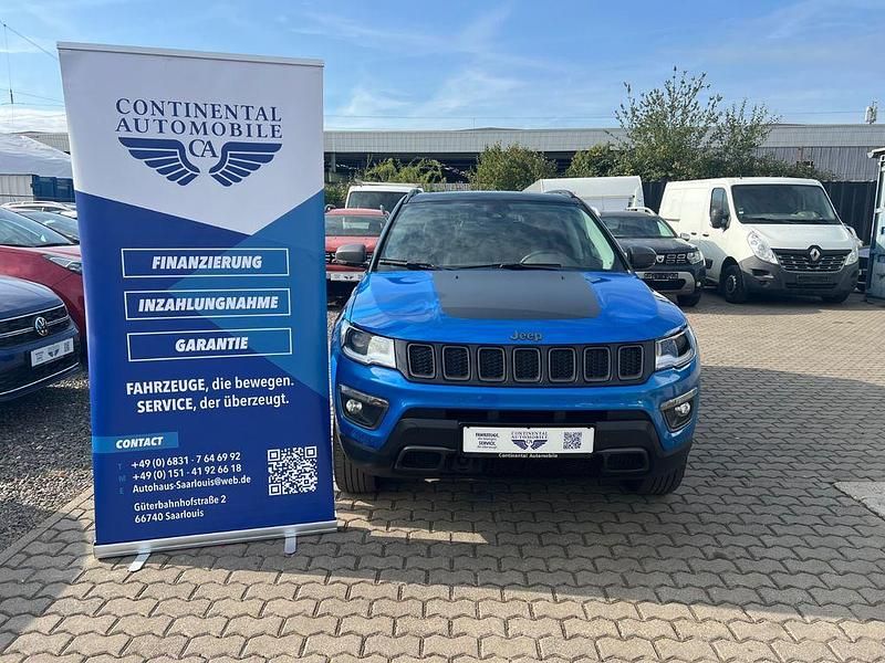 Hydro blue Gebraucht 2020 Jeep Compass Trailhawk SUV | 20.889 € (Fairer Preis) - Bild 1/4
