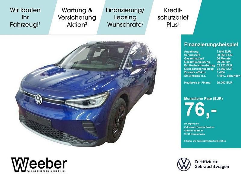 Blau Gebraucht 2025 VW ID.4 Pro SUV | 39.200 € (Superpreis) - Bild 1/4