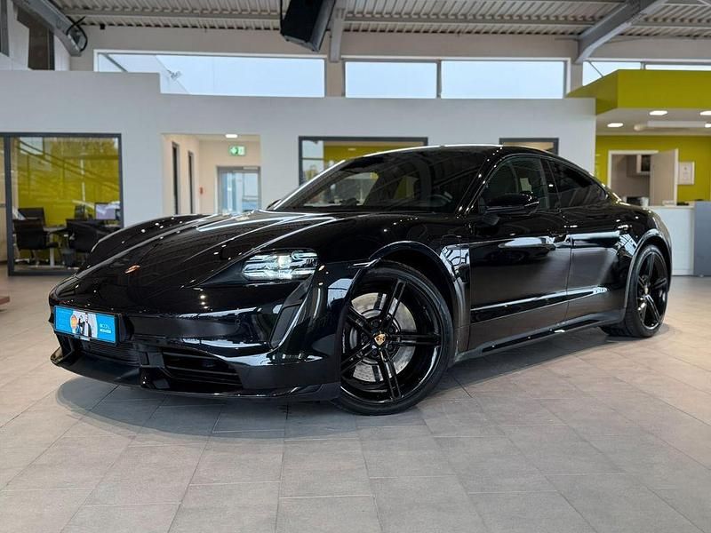 Schwarz Gebraucht 2020 Porsche Taycan Turbo Limousine | 78.995 € (Teuer) - Bild 1/4