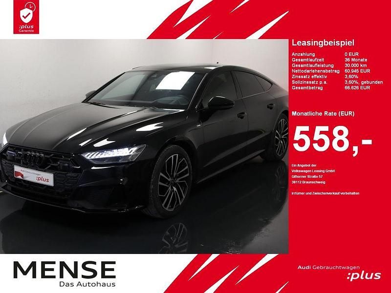 Mythosschwarz Gebraucht 2024 Audi A7 Sportback Ambiente Kleinwagen | 60.945 € (Fairer Preis) - Bild 1/4