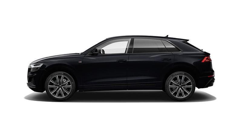 Orcaschwarz metallic Gebraucht 2021 Audi Q8 S-Line SUV | 54.990 € (Superpreis) - Bild 1/4