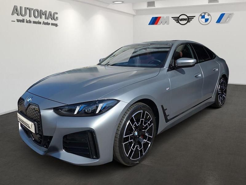 Bmw individual frozen pure gre Gebraucht 2024 BMW i4 M Sport Limousine | 65.990 € - Bild 1/4
