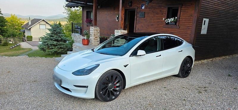 Gebraucht Tesla Model 3 Performance 377 kW (513 PS) 2021 Weiß Limousine