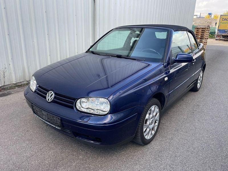 Blau Gebraucht 2001 VW Golf Cabriolet Comfortline Cabrio | 1.490 € (Guter Preis) - Bild 1/4