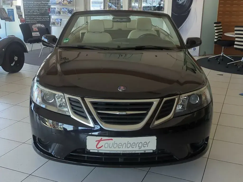 Gebraucht Saab 9-3 Cabriolet Vector 201 PS (147 kW) 2008 Schwarz (metallic) Cabrio