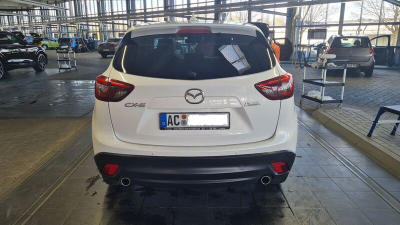 Gebraucht Mazda CX-5 Exclusive-Line 150 PS (110 kW) 2015 Weiß SUV