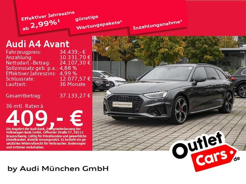 Daytonagrau perleffekt Gebraucht 2023 Audi A4 S-Line Kombi | 34.439 € (Fairer Preis) - Bild 1/1