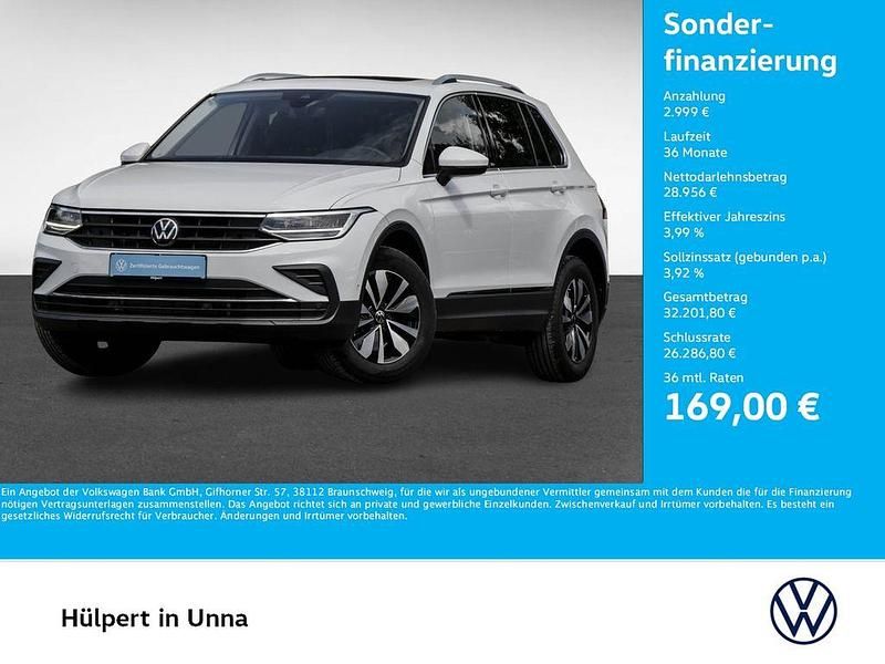 Pure white Gebraucht 2024 VW Tiguan Move SUV | 31.955 € (Superpreis) - Bild 1/4