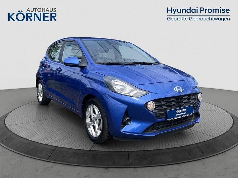 Blau Gebraucht 2021 Hyundai i10 Trend Kleinwagen | 14.900 € (Fairer Preis) - Bild 1/4