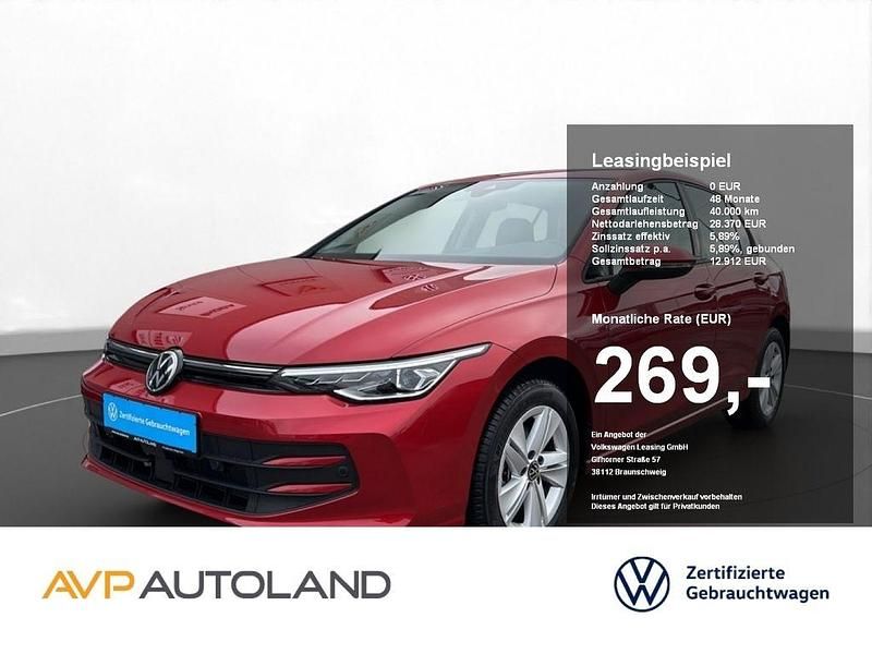 Kings red Gebraucht 2025 VW Golf VIII Life Limousine | 28.370 € (Fairer Preis) - Bild 1/4