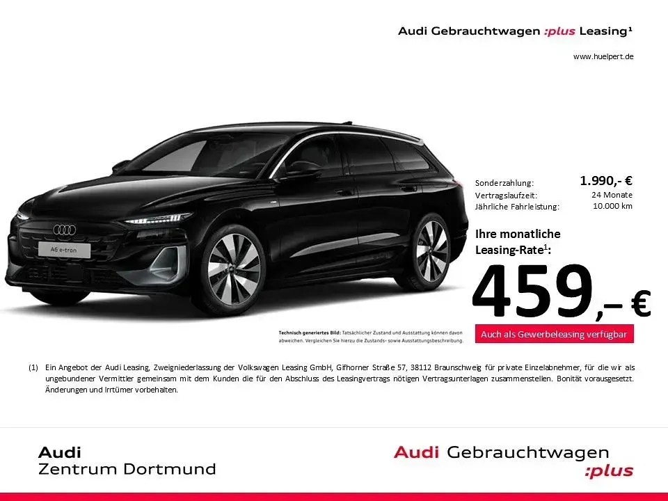 Gebraucht Audi A6 e-tron S-Line 210 kW (286 PS) 2025 Mythosschwarz metallic Kombi