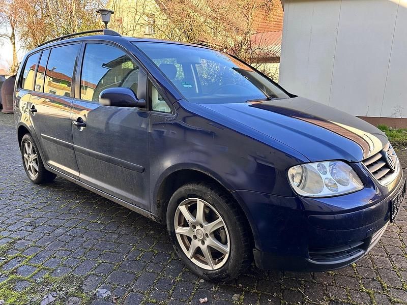 Gebraucht VW Touran 116 PS (85 kW) 2005 Blau Van / Kleinbus
