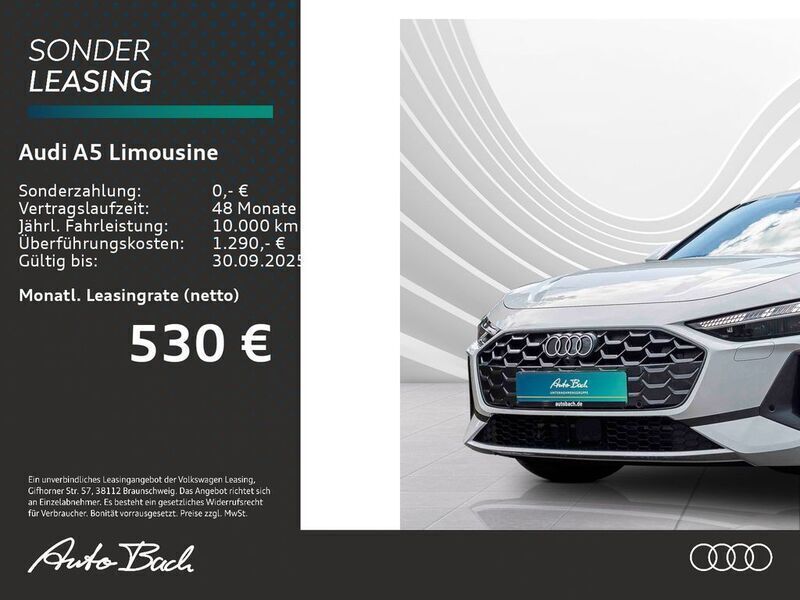 Weiß (arkonaweiß) Neu 2025 Audi A5 Advanced Plus Coupé | 59.940 € (Superpreis) - Bild 1/4
