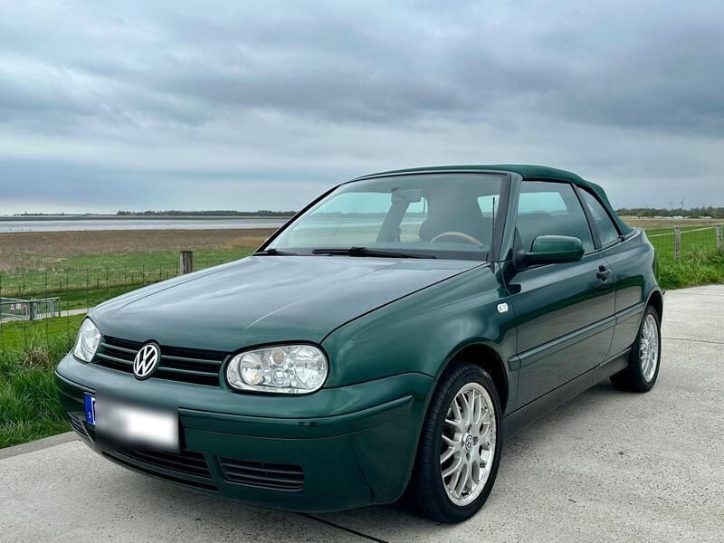 Grün Gebraucht 2000 VW Golf Cabriolet Karmann Cabrio | 3.990 € (Fairer Preis) - Bild 1/4