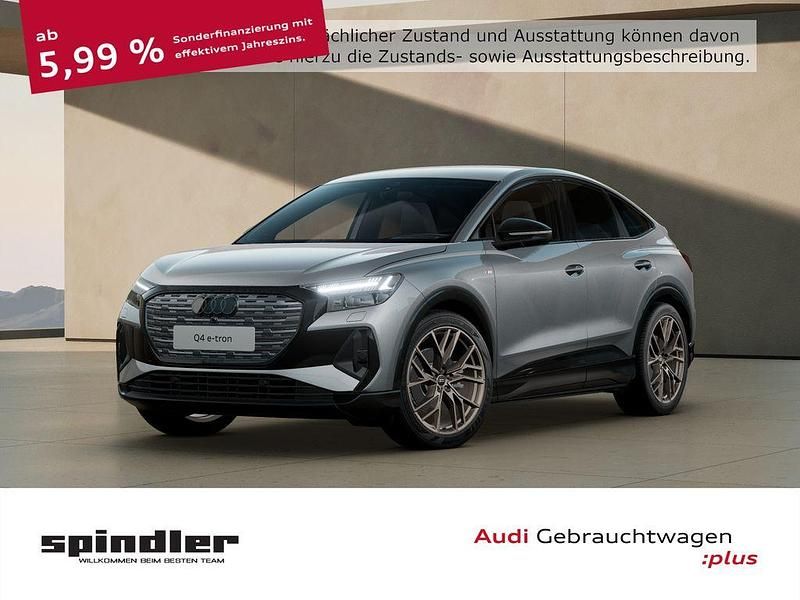 Taifungrau metallic Gebraucht 2022 Audi Q4 Sportback e-tron Ambiente SUV | 30.980 € (Etwas zu teuer) - Bild 1/4