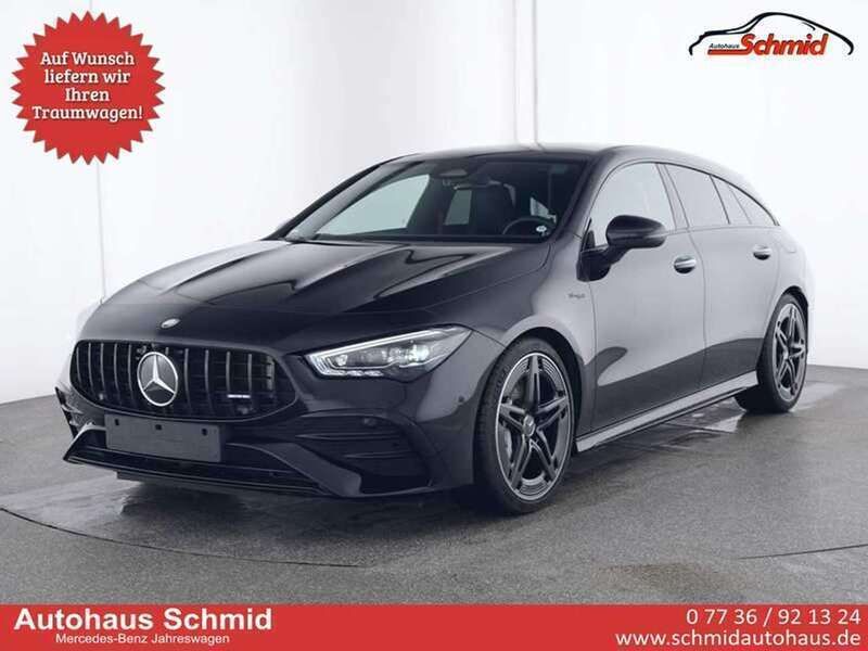 Kosmosschwarz metallic Gebraucht 2024 Mercedes CLA35 AMG Shooting Brake Premium Kombi | 47.099 € (Fairer Preis) - Bild 1/2
