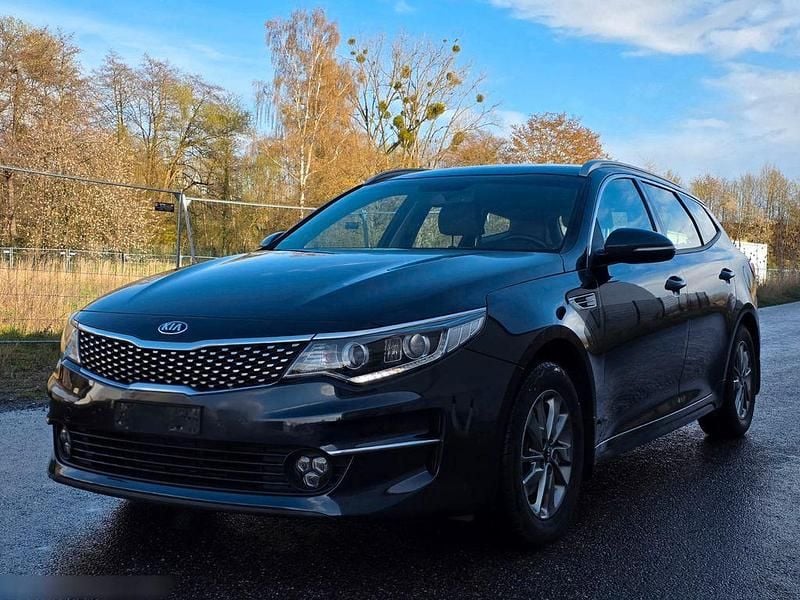 Gebraucht Kia Optima Edition 7 163 PS (119 kW) 2018 Blau Kombi