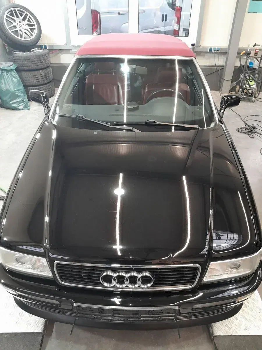 Gebraucht Audi Cabriolet 116 PS (85 kW) 1996 Schwarz Cabrio