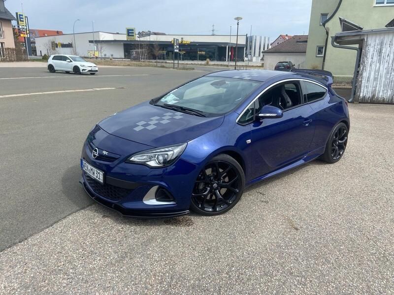Blau Gebraucht 2014 Opel Astra OPC Coupé | 15.990 € - Bild 1/4