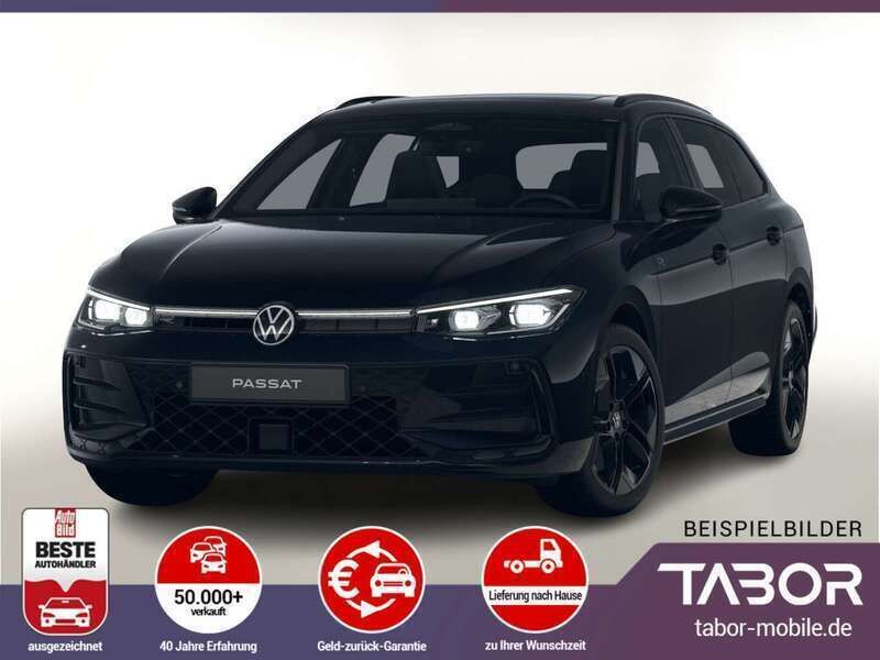 Grenadillschwarz metallic Neu 2024 VW Passat R-line Kombi | 49.788 € (Superpreis) - Bild 1/4