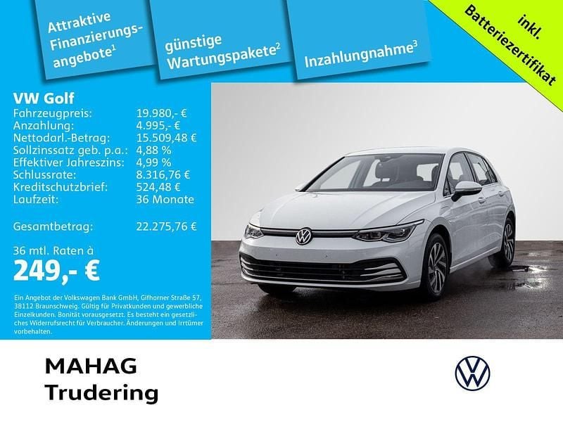 Gebraucht VW Golf VII Style 204 PS (150 kW) 2020 Weiß Limousine