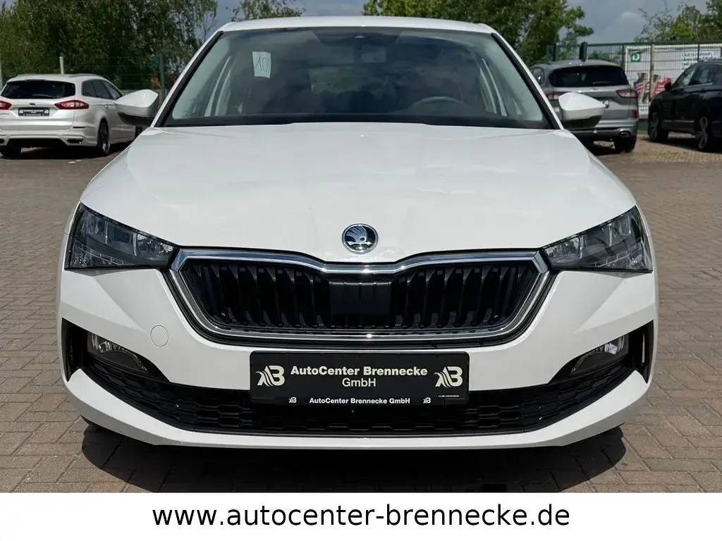 Gebraucht Skoda Scala Ambition 116 PS (85 kW) 2019 Weiß Kleinwagen