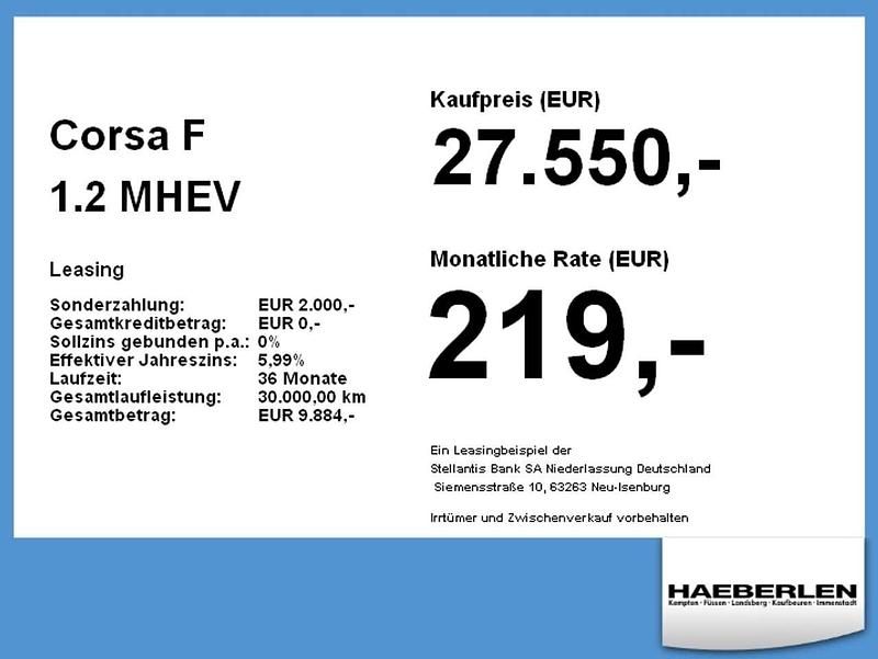Neu Opel Corsa 101 PS (74 kW) 2025 Kontur weiß (metallic) Kleinwagen