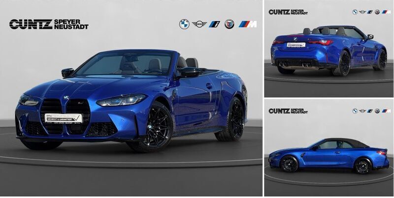 Portimao blau Gebraucht 2024 BMW M4 Cabriolet Competition Edition Cabrio | 89.750 € - Bild 1/4