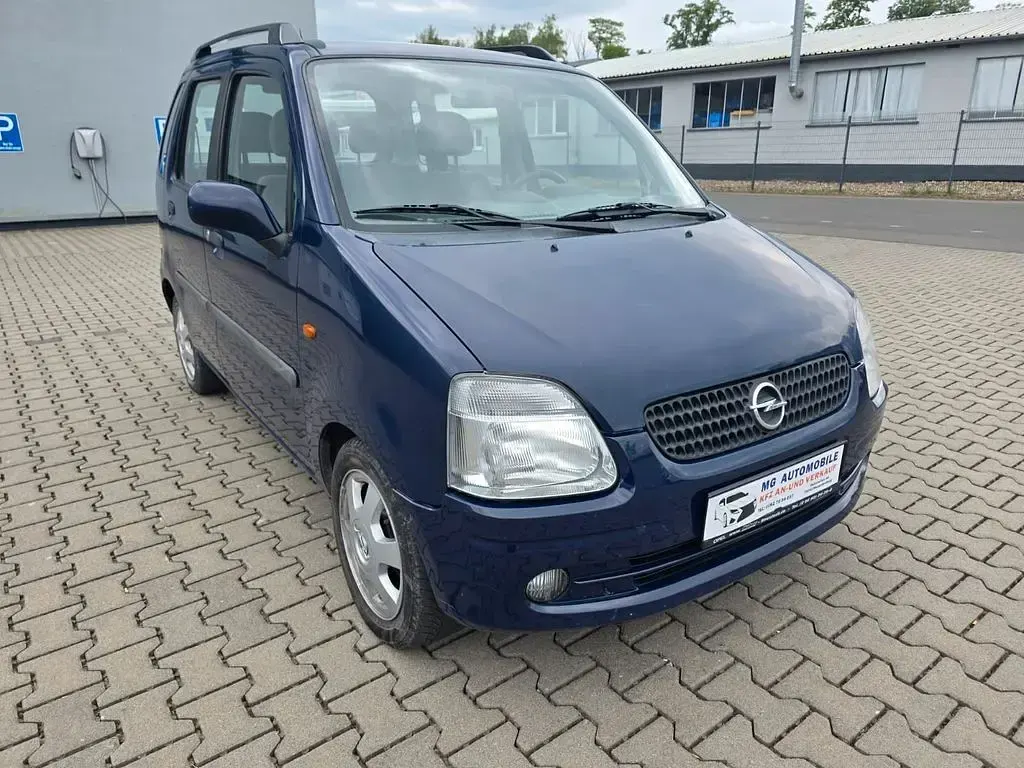 Gebraucht Opel Agila Color Edition 75 PS (55 kW) 2001 Blau Van / Kleinbus