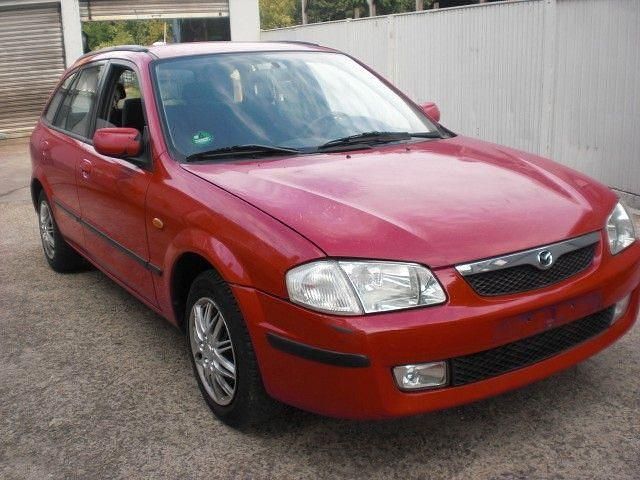 Rot Gebraucht 2000 Mazda 323 Limousine | 950 € - Bild 1/4