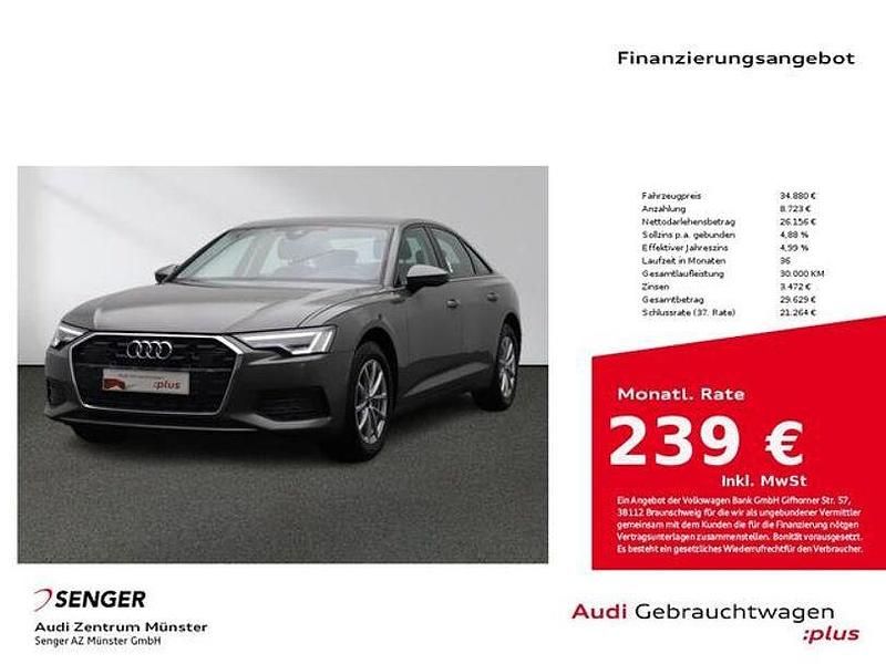Chronosgrau metallic Gebraucht 2023 Audi A6 Premium Limousine | 34.880 € (Fairer Preis) - Bild 1/3