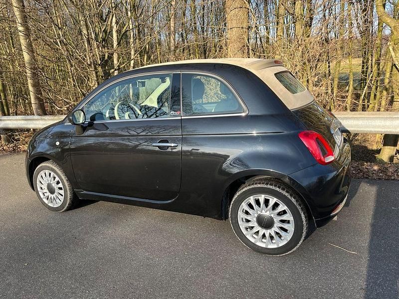 Second-hand Fiat 500C Lounge 69 CP (50 kW) 2017 Negru Cabrio