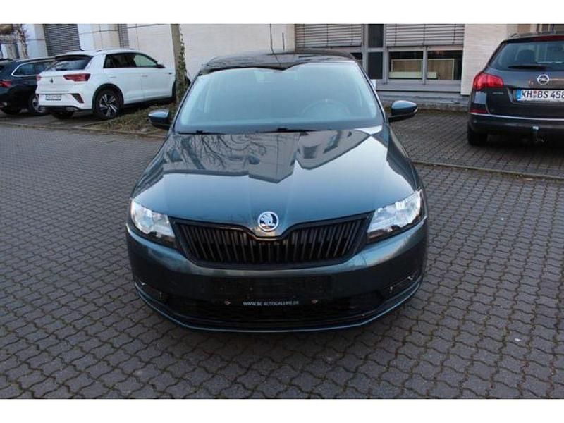 Gebraucht Skoda Rapid Ambition 110 PS (80 kW) 2018 Quarzgrau metallic (metallic) Kleinwagen