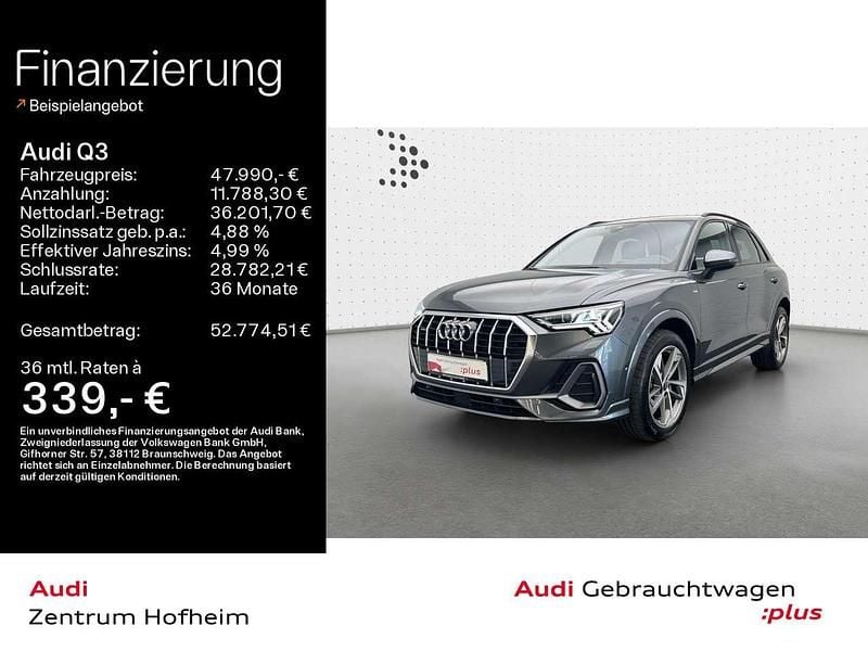 Daytonagrau perleffekt Gebraucht 2024 Audi Q3 S-Line SUV | 47.990 € (Teuer) - Bild 1/4