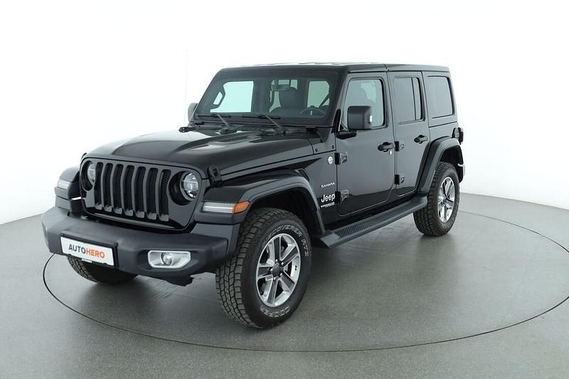 Schwarz Gebraucht 2019 Jeep Wrangler Unlimited Sahara SUV | 41.970 € (Superpreis) - Bild 1/3