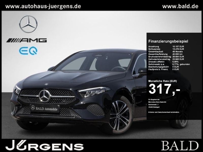 Night black Gebraucht 2024 Mercedes A250 Progressive Limousine | 33.690 € (Etwas zu teuer) - Bild 1/4