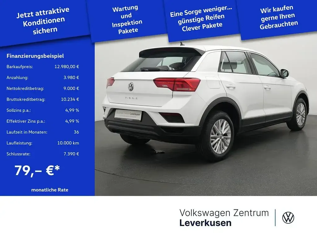 Gebraucht VW T-Roc 116 PS (85 kW) 2018 Weiss / pure white SUV
