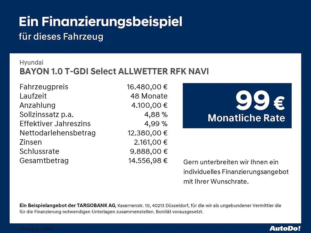 Gebraucht Hyundai Bayon Select 101 PS (74 kW) 2025 Atlas white SUV