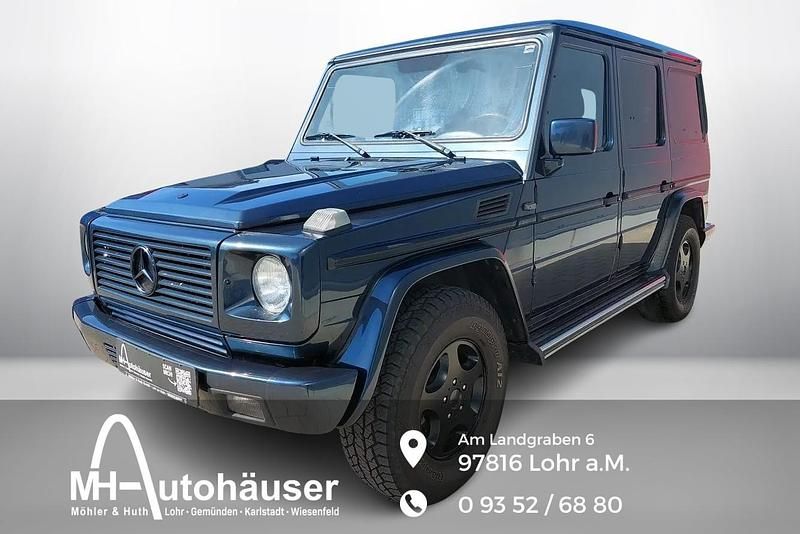 Smaragdschwarz metallic Gebraucht 2000 Mercedes G320 SUV | 32.990 € (Etwas zu teuer) - Bild 1/4