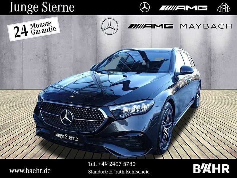 Lack graphitgrau Gebraucht 2024 Mercedes E220 AMG Kombi | 45.950 € (Guter Preis) - Bild 1/4