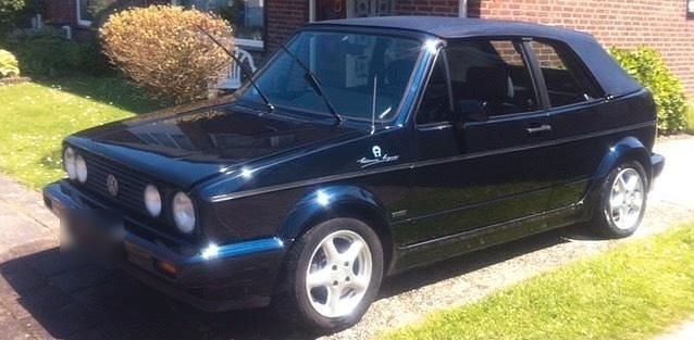 Gebraucht VW Golf Cabriolet 98 PS (72 kW) 1990 Blau Cabrio