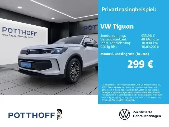Gebraucht VW Tiguan Goal 131 PS (96 kW) 2025 SUV