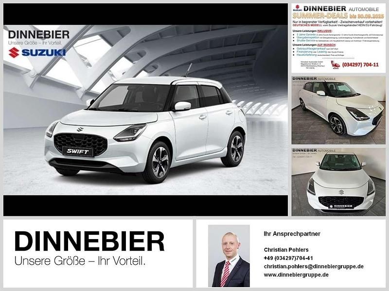 Gelb (metallic) Neu 2025 Suzuki Swift Comfort+ Kleinwagen | 19.849 € - Bild 1/2