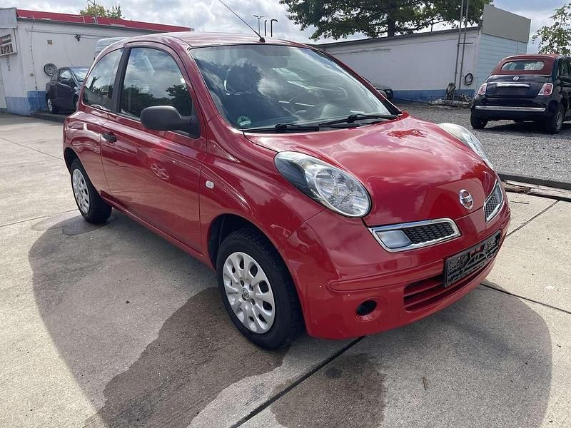 Rot Gebraucht 2009 Nissan Micra Visia Kleinwagen | 2.900 € (Fairer Preis) - Bild 1/4