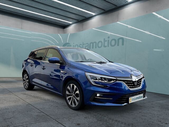 Blau Gebraucht 2022 Renault Mégane GrandTour Intens Kombi | 20.295 € (Etwas zu teuer) - Bild 1/2
