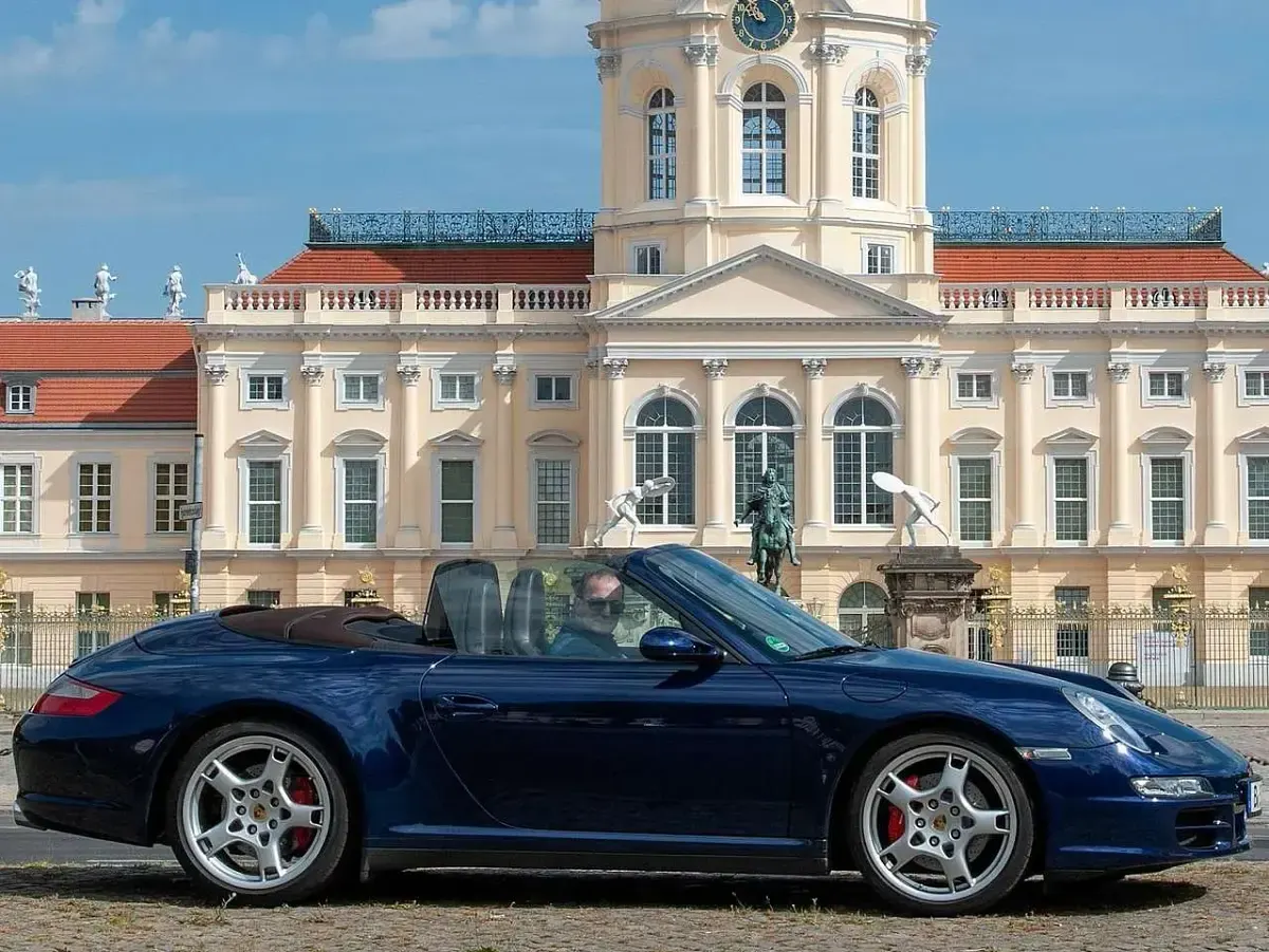 Gebraucht Porsche 997 381 PS (280 kW) 2006 Blau Cabrio