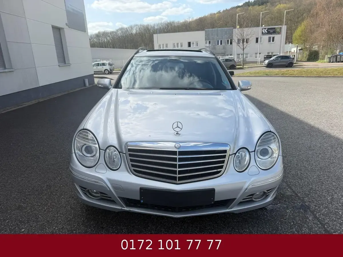 Brugt Mercedes E200 136 HK (100 kW) 2008 Sølv Sedan