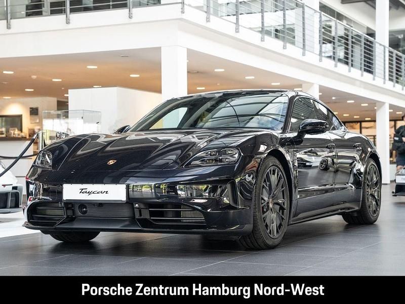 Tiefschwarzmetallic Gebraucht 2025 Porsche Taycan GTS Limousine | 147.900 € - Bild 1/4
