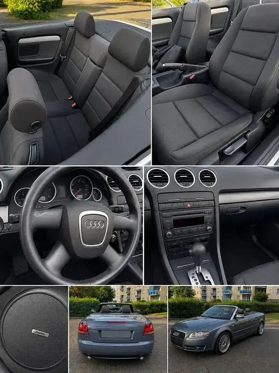 Gebraucht Audi Cabriolet Performance 140 PS (102 kW) 2008 Schwarz Cabrio